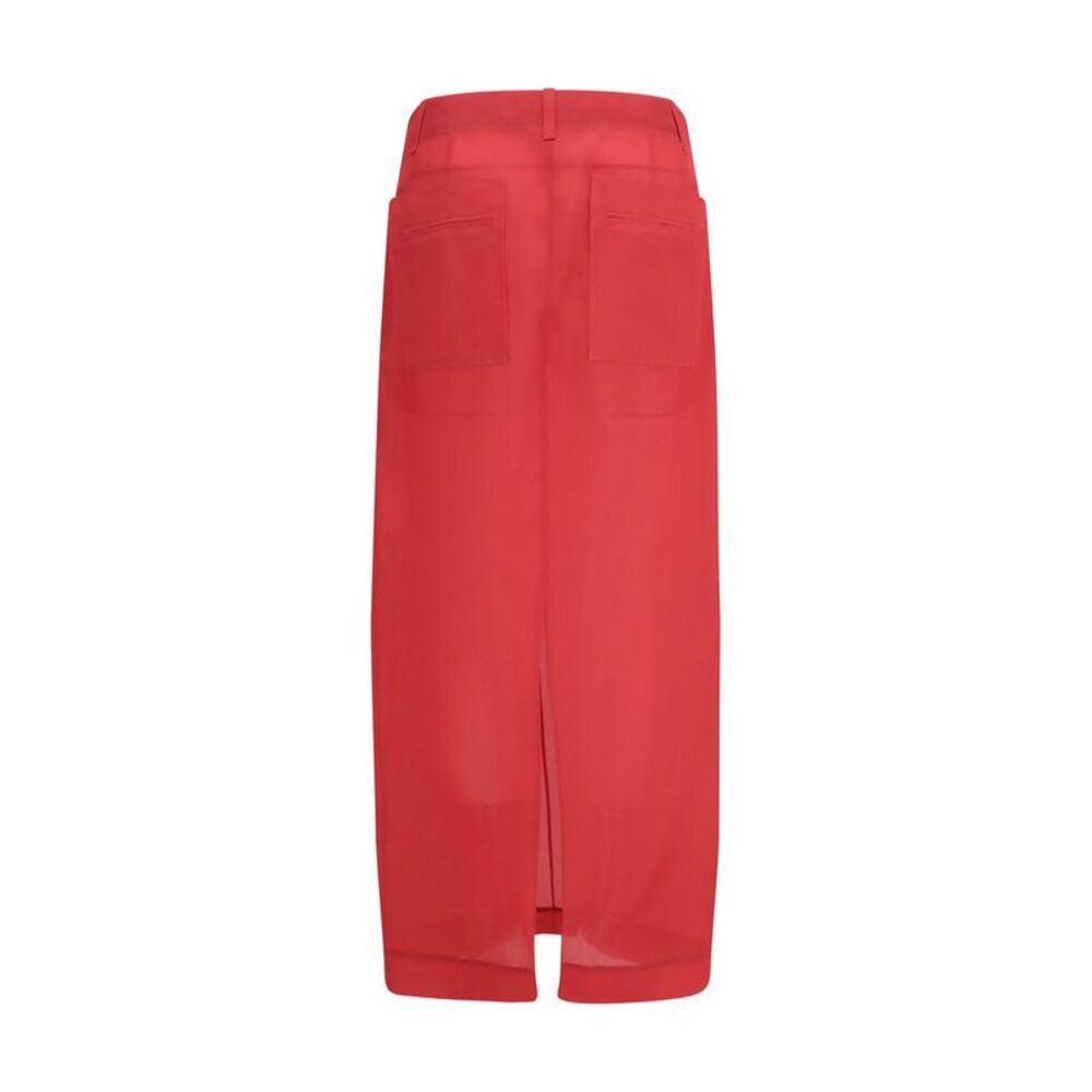 Khaite Multicolor Silk Midi Women's Skirt - Picture 2 of 3
